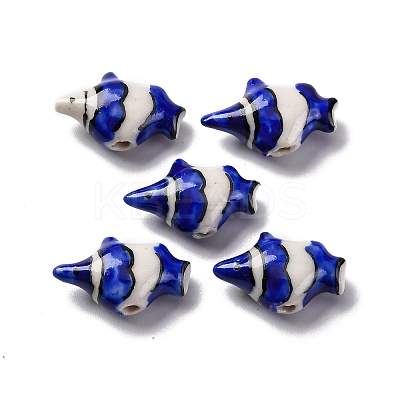 Handmade Porcelain Beads PORC-R002-02K-1