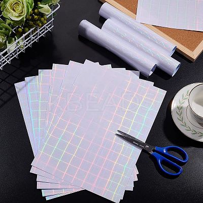 OPP Plastic Transparent Holographic Lamination Sheets DIY-AR0002-20-1
