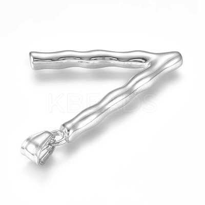 Tarnish Resistant 304 Stainless Steel Pendants STAS-G223-01P-V-1