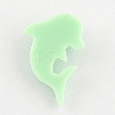Scrapbook Embellishments Flatback Cute Dolphin Plastic Resin Cabochons CRES-Q130-M-1