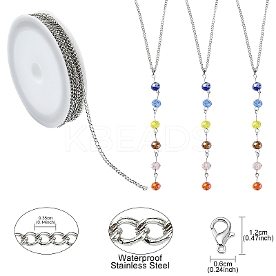 DIY Natural & Synthetic Mixed Gemstone Necklaces Dangle Earrings Making Kit DIY-YW0008-59-1