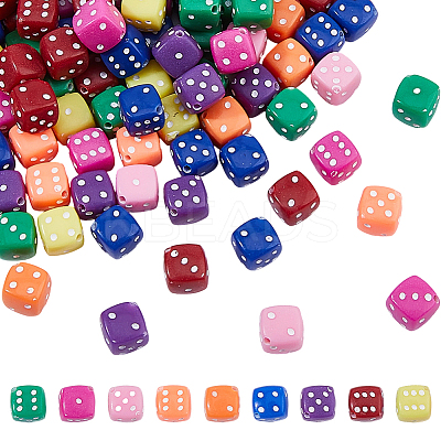 300Pcs Acrylic Beads OACR-DC0001-56-1