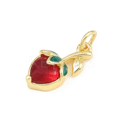 Brass Micro Pave Colorful Cubic Zirconia Pendants KK-E798-06C-G-1