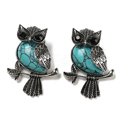 Synthetic Turquoise Dyed Pendants G-H308-01AS-05-1
