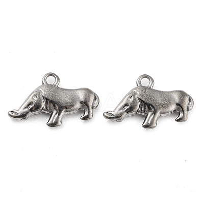 Non-Tarnish 316 Stainless Steel Pendants STAS-B047-19P-1