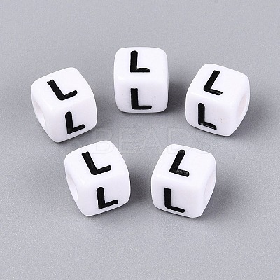 Opaque Acrylic Beads SACR-N020-04A-L-1