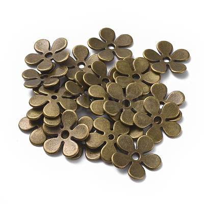 Tibetan Style Alloy Bead Caps MLF10402Y-NF-1