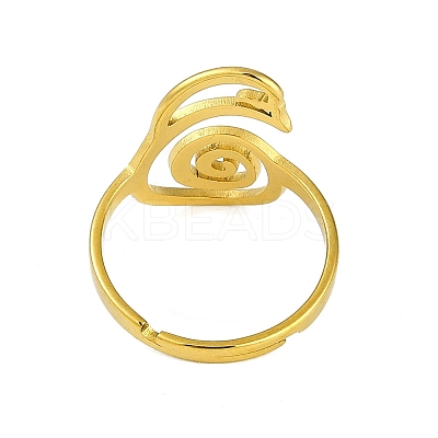 201 Stainless Steel Adjustable Rings for Women RJEW-M008-02G-1