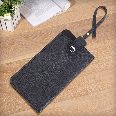 1Pc PU Leather Eyeglass Cases AJEW-CN0004-98A-01-1