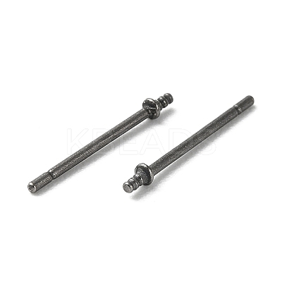 Titanium Stud Earring Findings FIND-R096-02B-P-1