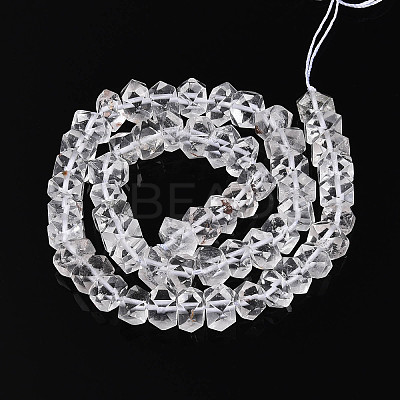 Natural Quartz Crystal Beads Strands G-N347-09A-01-1