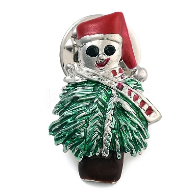 Christmas Theme Alloy Enamel Brooches JEWB-S022-05A-P-1