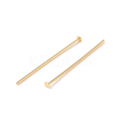 Brass Flat Head Pins KK-WH0058-03B-G01-1