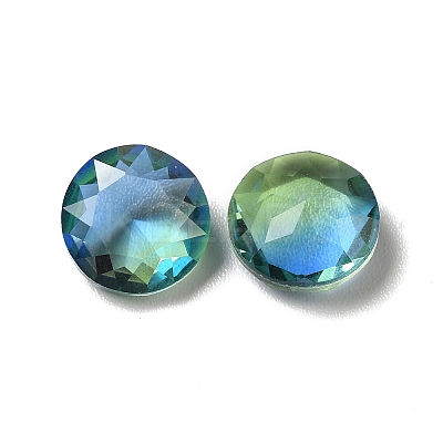 Faceted K9 Glass Rhinestone Cabochons GGLA-B002-01A-1