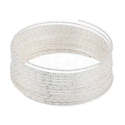 Textured Iron Beading Wire for Wire Wrap DIY Jewelry Making MW-L001-01C-S-1