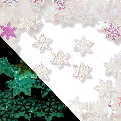 Luminous & Electroplate Resin Decoden Cabochons RESI-Z032-01B-1