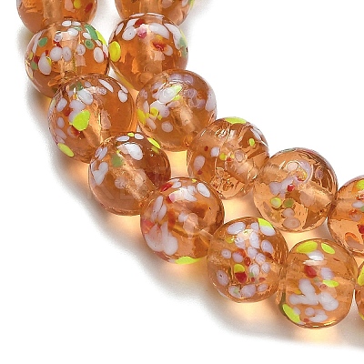 Handmade Lampwork Beads Strands LAMP-H071-01C-05-1