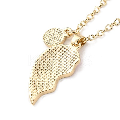 BFF/Best Friends Forever Alloy Pendant Necklaces X-NJEW-K124-02C-G-1