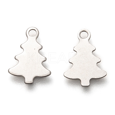 Non-Tarnish Christmas 201 Stainless Steel Charms STAS-C017-03B-P-1