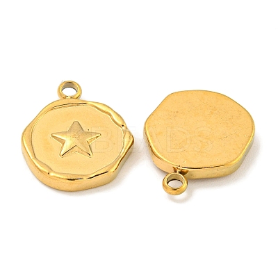 Ion Plating(IP) 304 Stainless Steel Pendants STAS-A099-07G-1
