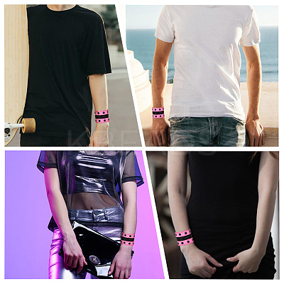 Punk PU Leather Cord Bracelets BJEW-WH20008-12A-1