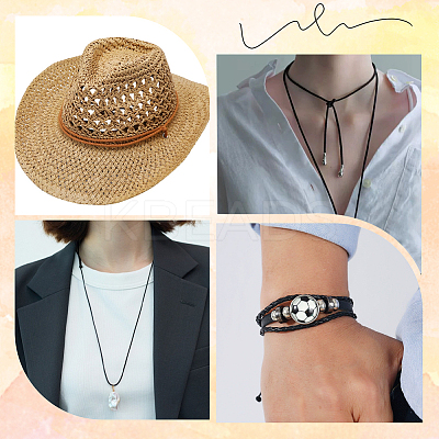 Braided Leather Cord with Core WL-CL0001-01D-1