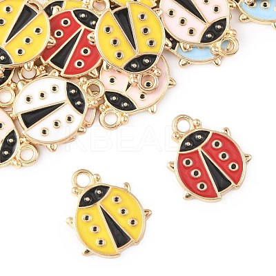 24Pcs Alloy Enamel Pendants ENAM-FS0003-74-1