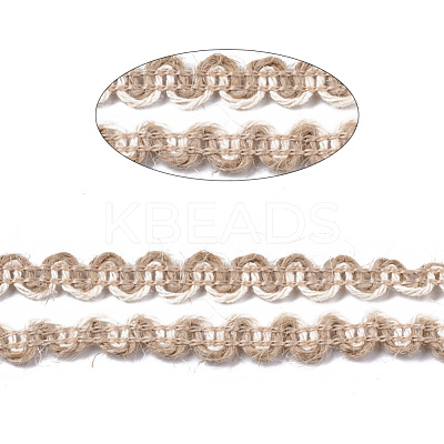 Braided Burlap Wave Ribbon OCOR-TAC0009-06-1