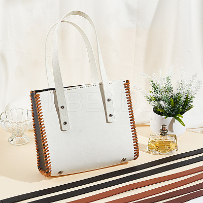 4 Sets 4 Colors PU Imitation Leather Bag Handles FIND-PH0017-28-1