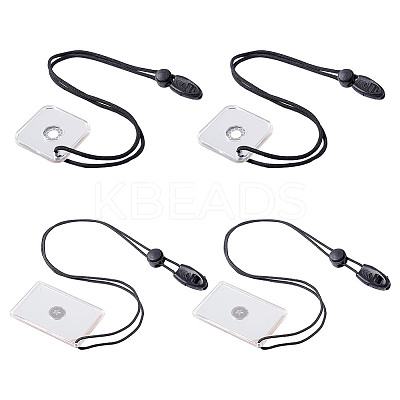 4Pcs 2 Styles Acrylic Signal Mirror FIND-FH0009-70-1