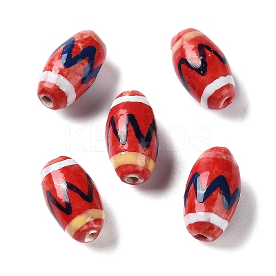Handmade Porcelain Beads PORC-G011-05E-1
