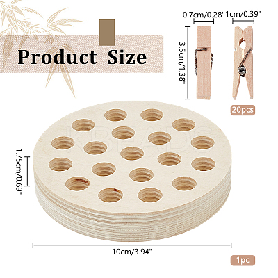 1Pc Wood Sewing Tool DIY-NB0012-72-1