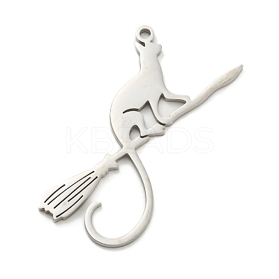 Non-Tarnish 304 Stainless Steel Pendants STAS-Q255-08P-1