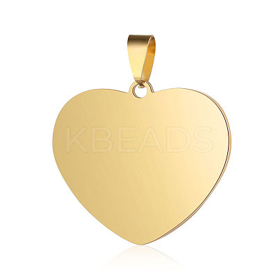 Ion Plating(IP) 304 Stainless Steel Stamping Blank Tag Pendants LS-STAS-I311-04B-G-1