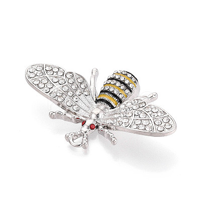 Rack Plating Alloy Rhinestone and Enamel Pendants PALLOY-T090-112P-1