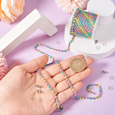 DIY Chain Bracelet Necklace Making Kit CHC-TA0006-73-1