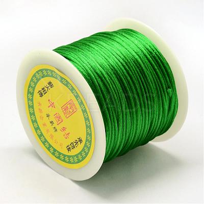Nylon Satin Rattail Cords NWIR-R025-1.0mm-233-1