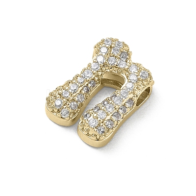 Brass Micro Pave Cubic Zirconia Pendants KK-A300-02G-N-1