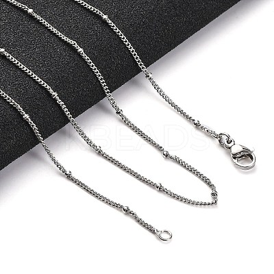 2mm Rack Plating Brass Satellite Chain Necklaces for Women Men MAK-L044-33P-1