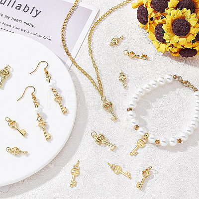 32Pcs 4 Style Alloy Pendants FIND-BC0001-94-1