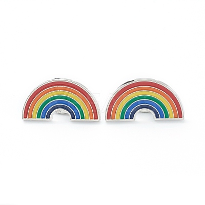 Alloy Pride Enamel Brooches JEWB-M020-09-P-1