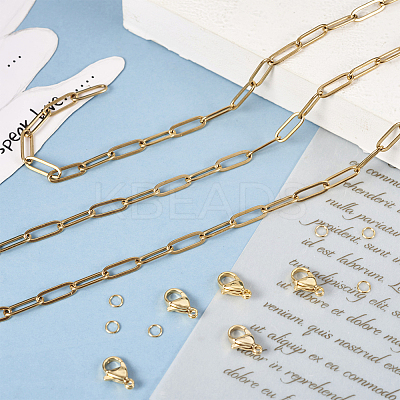 Chain Bracelet Necklace Making Kit CHS-TA0001-46-1