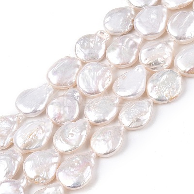 Natural Keshi Pearl Beads Strands PEAR-S018-02K-1
