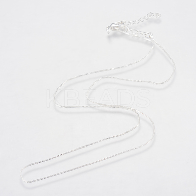 Brass Box Chains Necklaces X-MAK-R014-S-1