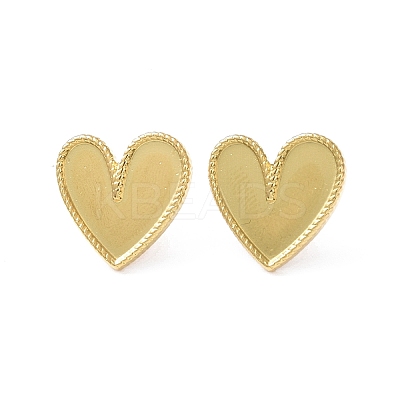Ion Plating(IP) 304 Stainless Steel Stud Earring for Women EJEW-I285-32G-1