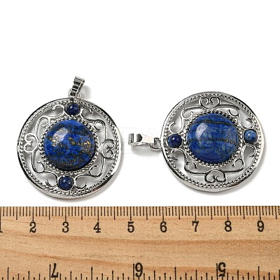 Natural Dyed Lapis Lazuli Pendants LS-G-Q158-03K-1