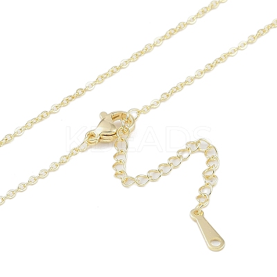 Brass Cable Chain Necklaces NJEW-U008-06G-1