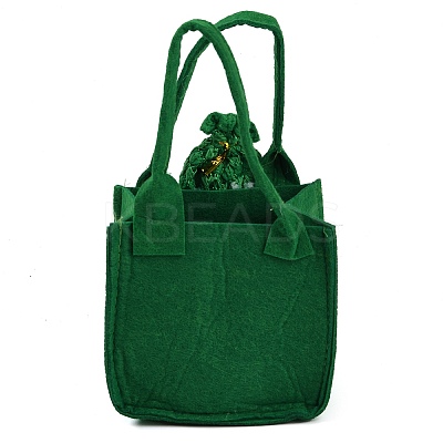 Non-woven Fabrics Christmas Snowman Candy Gift Tote Bags ABAG-C011-01B-1