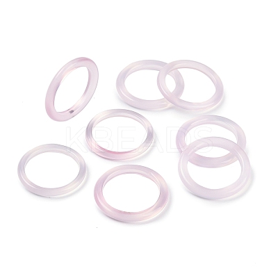 Dyed & Heated Natural Agate Finger Rings for Women RJEW-Z075-01N-1