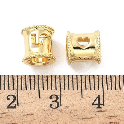 Brass European Beads KK-B166-01G-5-1